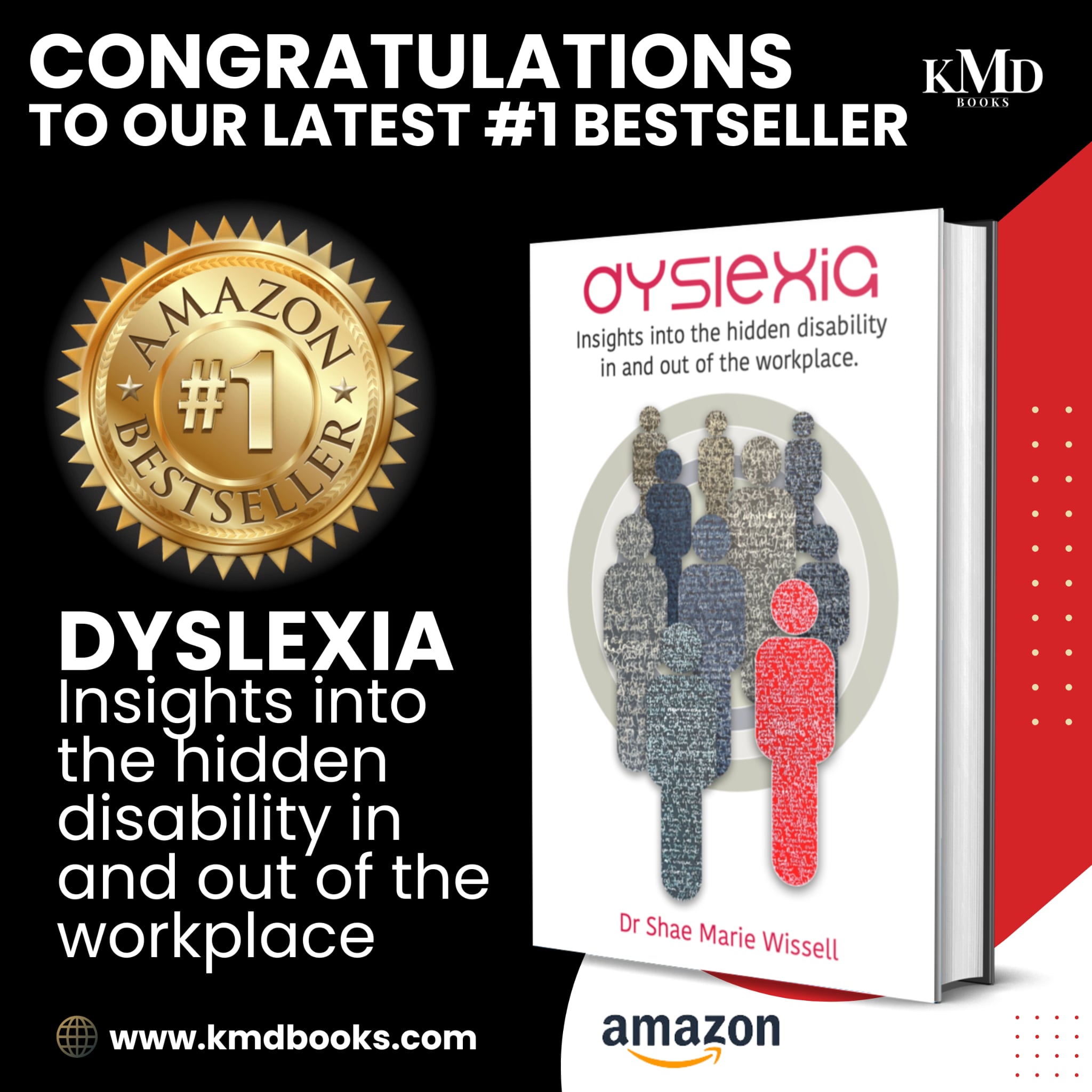 Amazon bestseller Dyslexia: Insigths into hidden disability in and out of the workplace